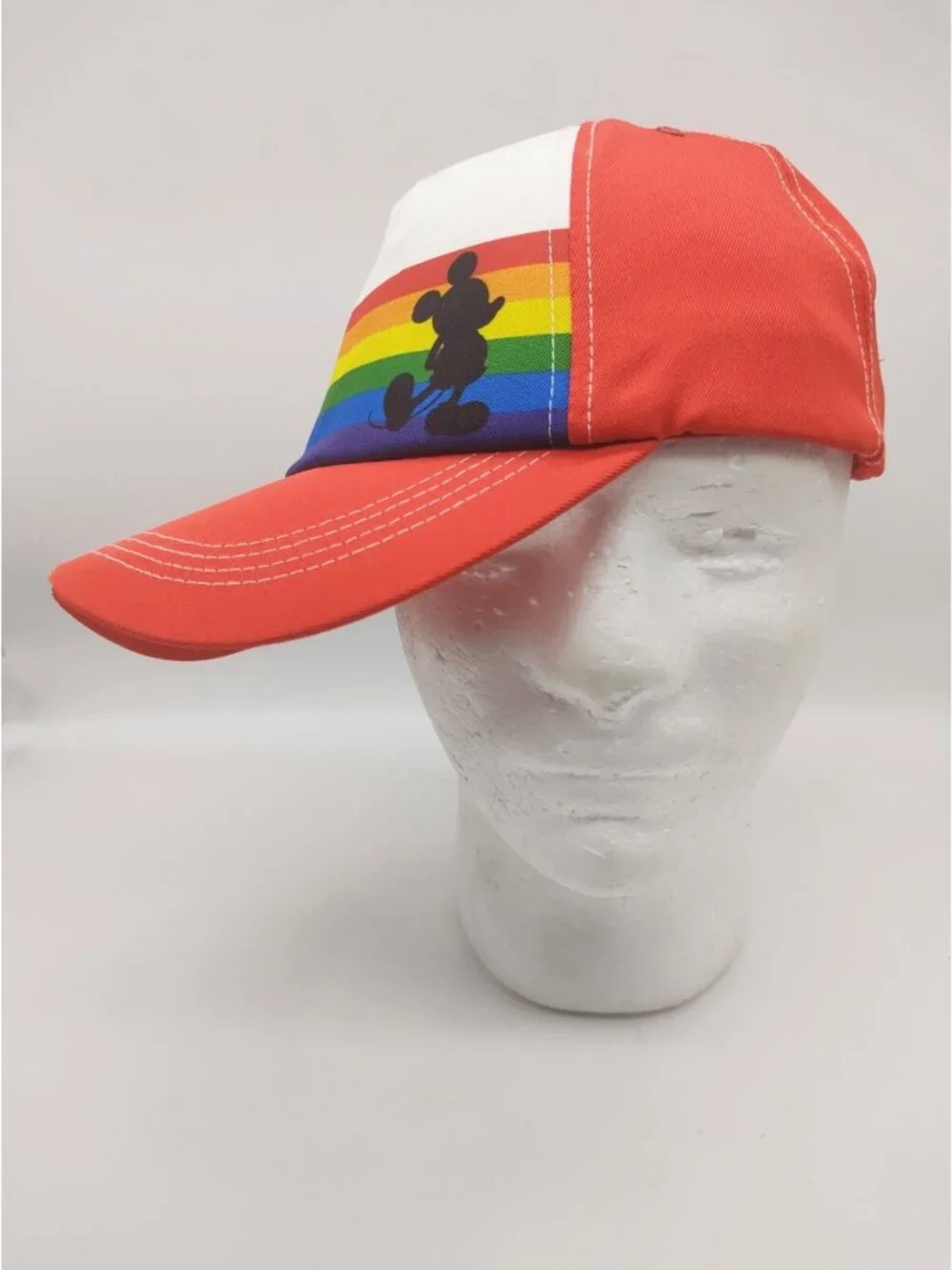 Disney Rainbow Disney Collection Mickey Mouse Baseball Cap Hat for Adults Bonus